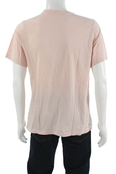 Nike Mens Pink Graphic 100% Cotton Crew Neck Short Sleeve T-Shirt Sports Size L