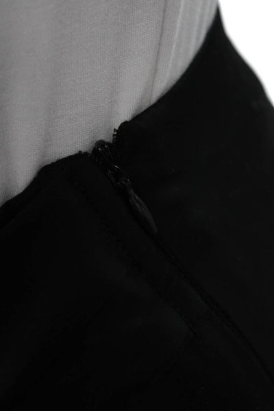 Zara Women Mini Wrap Skort Black Poly Blend Size S