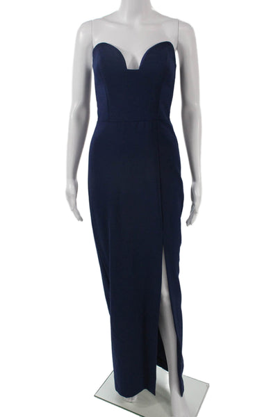 Nicole Miller Collection Women Bodycon Dress Dark Blue Size 2