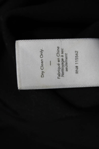 Elizabeth and James Womens Cropped Ankle Leggings Black Hook Eye Size 2