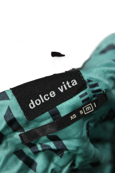 Dolce Vita Women Jumpsuit Sleeveless Scoop Neck Geometric Green Size M