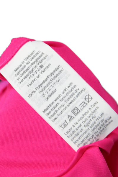 J Crew Womens A-Line Midi Skirt Pink Solid Polyester Size 2XS
