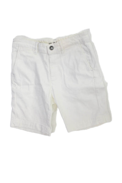 DL1961Childrens Boys Denim Jacob Shorts White Size 8