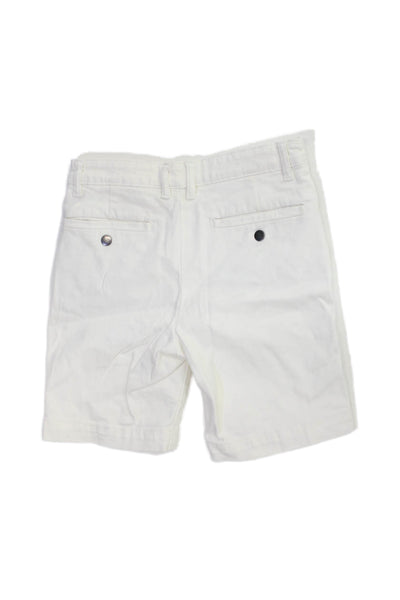 DL1961Childrens Boys Denim Jacob Shorts White Size 8
