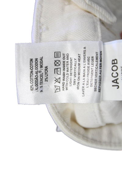 DL1961Childrens Boys Denim Jacob Shorts White Size 8