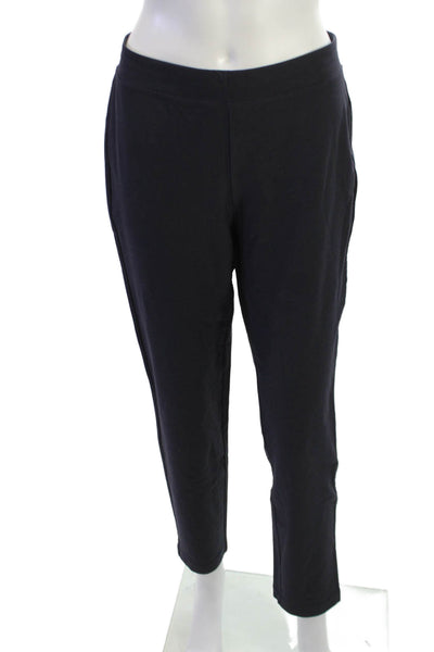 Eileen Fisher Women Cropped Ankle Pants Black Petite Size XS