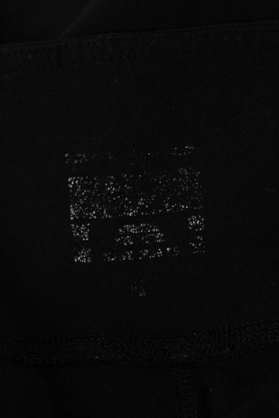 Lululemon Womens Cropped Black Leggings Polyester Size 4