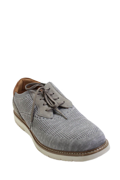 Florsheim Men's Lace Up Round Toe Rubber Sole Oxford Shoes Gray Size 9