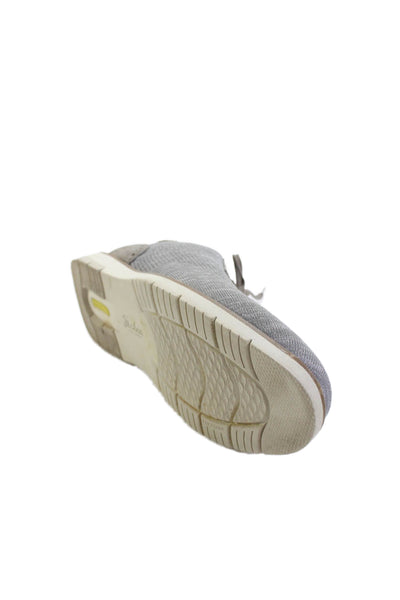 Florsheim Men's Lace Up Round Toe Rubber Sole Oxford Shoes Gray Size 9
