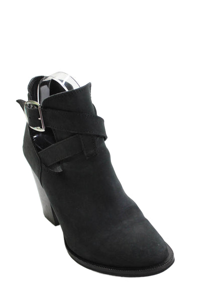Carvela Womens Leather Ankle Boots Heels Black Size 37 7
