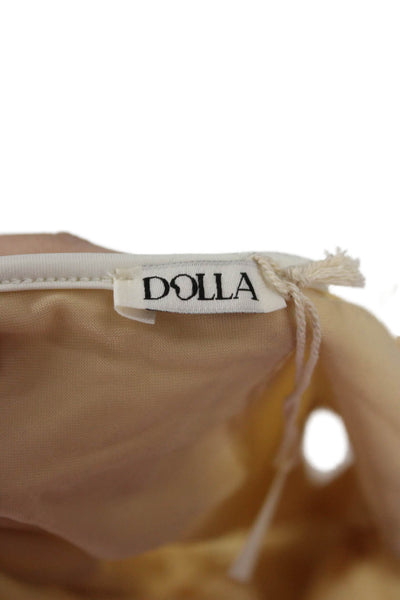 Dolla Women One Piece White Beach Swimwear Size S
