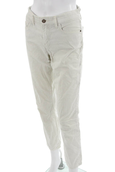 Pilcro and the Letterpress Anthropologie Women Cropped Beige Pants Size 28