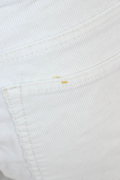 Pilcro and the Letterpress Anthropologie Women Cropped Beige Pants Size 28