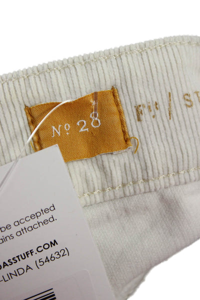 Pilcro and the Letterpress Anthropologie Women Cropped Beige Pants Size 28