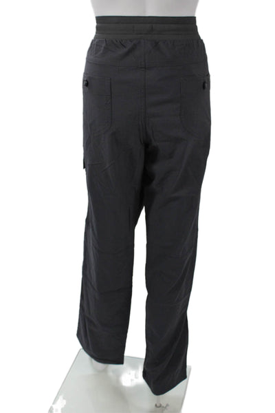 LL Bean Mens Cargo Pants Dark Gray Nylon Spandex Big Tall Size L