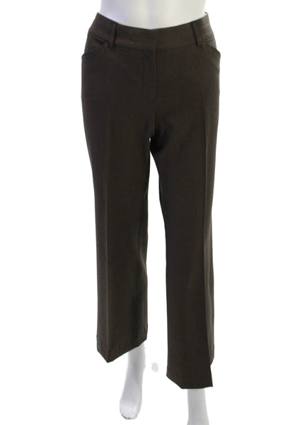 Theory Mens Dress Pants Brown Wool Blend Inseam 30 Size 6