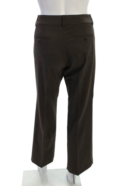Theory Mens Dress Pants Brown Wool Blend Inseam 30 Size 6
