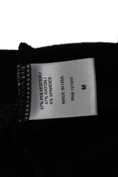 LNA Unisex Pullover Sweater Black Long Sleeve Round Neck Size M