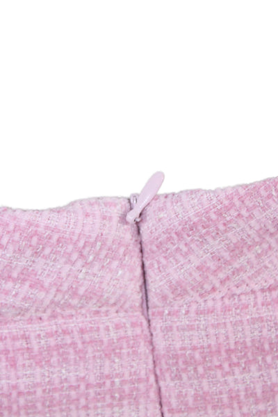 BB Dakota Women Square Neck Sleeveless Mini Set Pink 100% Polyester Size S