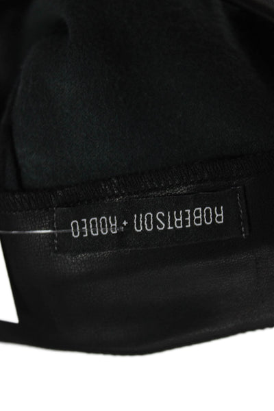 Robertson + Rodeo Womens Black Mini Wrap Skirt Size S