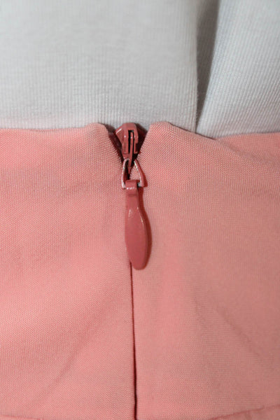 Blumarine Womens Straight Pencil Skirt Pink Knee Length 91% Polyamide Size 40