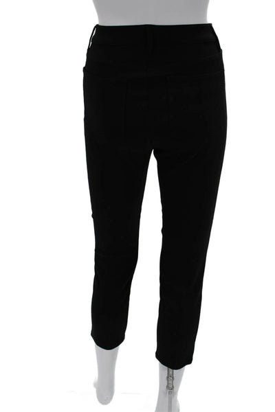 L Agence Women Black Cropped Ankle Pants Size 30