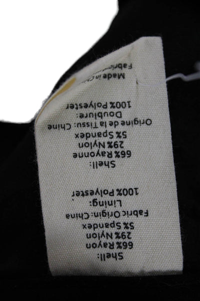 L Agence Women Black Cropped Ankle Pants Size 30
