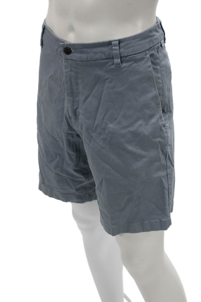 Lululemon Mens Gray Chino Shorts Cotton Blend Size 32