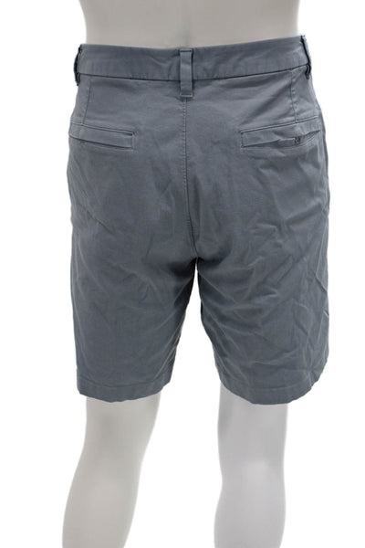 Lululemon Mens Gray Chino Shorts Cotton Blend Size 32