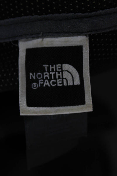 The North Face Mens Windbreaker Green High Neck Zip Polyester Size XL