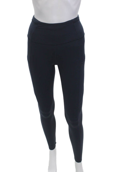 Lululemon Womens Dark Blue Ankle Leggings Nylon Blend Size 2
