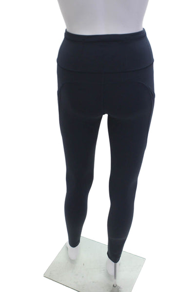 Lululemon Womens Dark Blue Ankle Leggings Nylon Blend Size 2