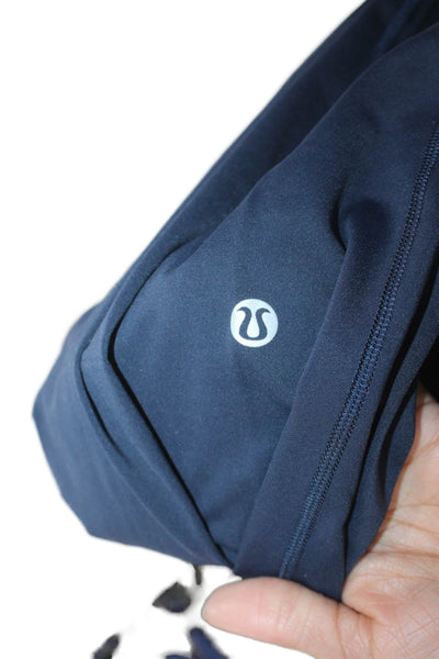 Lululemon Womens Dark Blue Ankle Leggings Nylon Blend Size 2