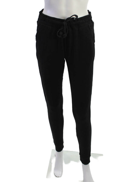 Z Supply Women Black Jogger Sweatpants Drawstring Size M