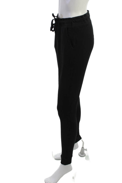 Z Supply Women Black Jogger Sweatpants Drawstring Size M