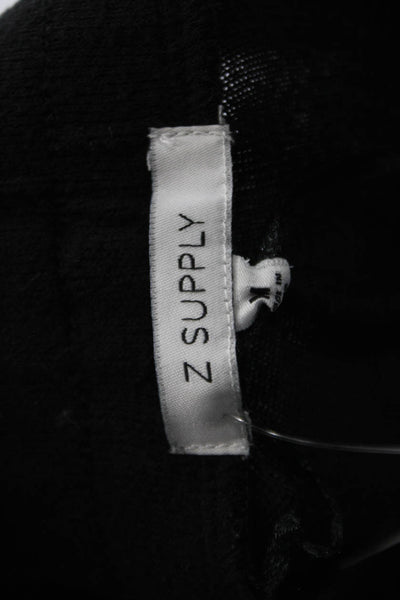 Z Supply Women Black Jogger Sweatpants Drawstring Size M