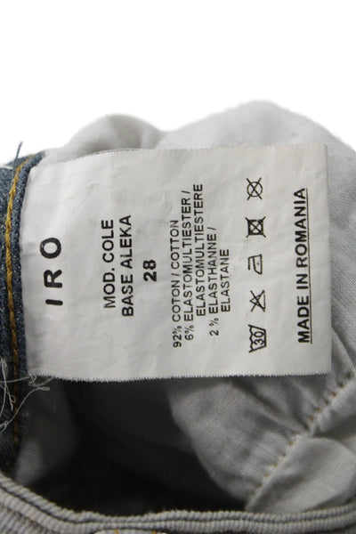 IRO Jeans Women Gray Skinny Jeans Size 28