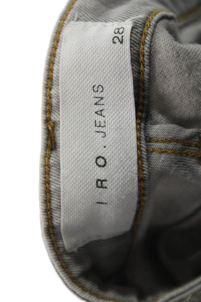 IRO Jeans Women Gray Skinny Jeans Size 28