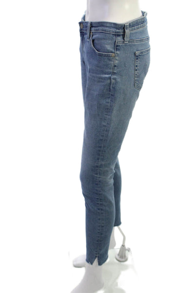 AG Adriano Goldschmied Womens Ankle Skinny Jeans Blue Mid Rise Size 28