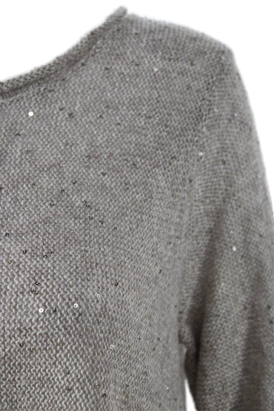 Calypso Saint Barth Unisex Beige Bohemian Pullover Sweater Lana Wool Size M