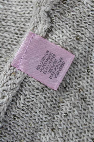 Calypso Saint Barth Unisex Beige Bohemian Pullover Sweater Lana Wool Size M