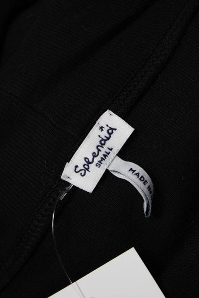 Splendid Unisex Cardigan Black Long Sleeve Wool Cashmere Size S