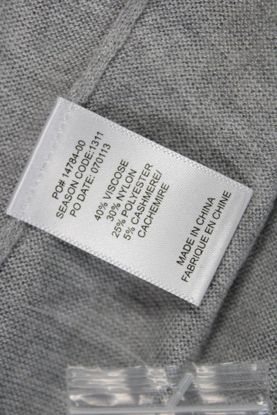 Splendid Unisex Cashmere Cardigan Gray Long Sleeve Classic Size S