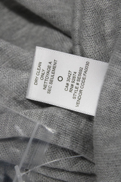 Splendid Unisex Cashmere Cardigan Gray Long Sleeve Classic Size S