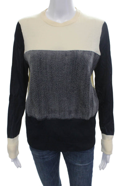 Rag & Bone Women Pullover Crewneck Long Sleeve Beige Size L