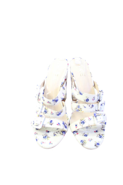 Raye Women's Open Toe Strappy Block Heel Floral Sandals Size 7