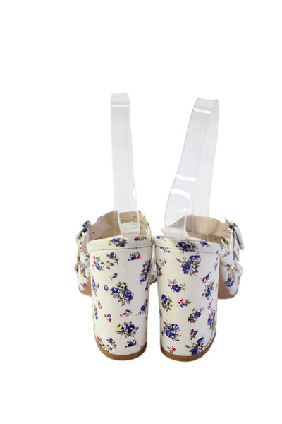 Raye Women's Open Toe Strappy Block Heel Floral Sandals Size 7