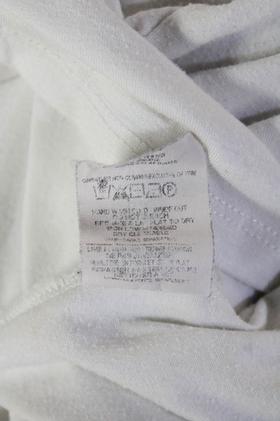 Barneys New York Women Basic Camisole White Round Neck Sleeveless Size S