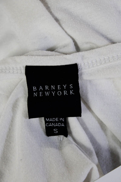 Barneys New York Women Basic Camisole White Round Neck Sleeveless Size S
