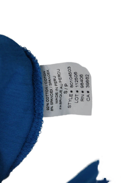 Theory Women Camisole Blue Square Neck Sleeveless Petite Size S